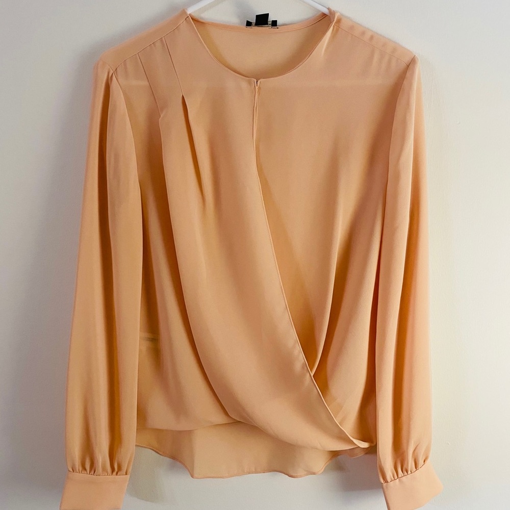 Ann Taylor Peach Blouse